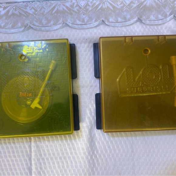 2 LOL Surprise MGA Yellow Record Player Untested - Picture 1 of 7